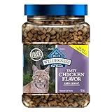 Blue Buffalo Wilderness Crunchy Cat Treats, Grain-Free Treats for Cats Made with Natural Ingredients, Great for Training, Tasty Chicken Flavor, 12-oz. Tub