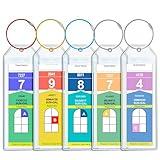 Cruise Luggage Tag Holder for Royal Caribbean & Celebrity 5 Pack, Cruise Ship Essentials 2025 Waterproof, Cruise Must Haves Durable