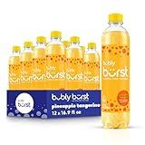 bubly burst, Pineapple Tangerine, 16.9 FL Oz Bottles (Pack of 12)