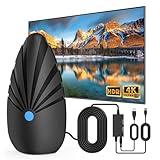 HD Digital TV Antenna Indoor, 1200+ Miles Long Range Smart TV Antenna，Antenna for Smart TV for Easy Installation and All Smart/Old TVs, Supports 4K 1080P HD VHF UHF