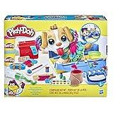 Play-Doh Care 'n Carry Vet Playset for Kids 3 Years and Up with Toy Dog, Storage, 10 Tools, and 5 Modeling Compound Colors, Non-Toxic