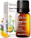 Gya Labs Deep Calm Essential Oil Blend for Relaxation & Emotional Balance - 0.34 fl oz - Calm Aromatherapy Oils for Diffusers, Humidifiers, Aromatherapy - Suitable for Work, Home or Personal Use