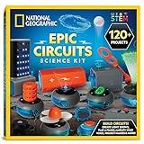 National Geographic Circuit Maker Kit - Electronics Kit for Kids with 120 Electrical Circuit Projects, Electric Circuit STEM Toy, Electronic Projects, Electrical Circuit Kit for Kids, Electricity Kit