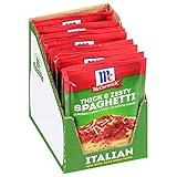 McCormick Thick & Zesty Spaghetti Sauce Mix, 1.37 oz (Pack of 12)