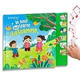 TINYWRIST AUDIOBOOKS - Bé Sings and Learns Vietnamese – Interactive Bilingual Music Book for Babies, Toddlers & Kids | Vietnamese-English Learning Toy | Northern & Southern Accents