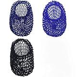 TCOTBE 3 Pcs Mesh Hair Net Rayon Knit Snood Hat Mesh Crocheted Hairnet Sleep Cap Long Hair Cover Ornament Thick Hair Women Hair Net for Sleeping Soft Sleeping Hat Hair Accessories