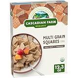 Cascadian Farm Organic Multigrain Squares Cereal, 12.3 OZ