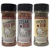 Grilling Gift Set for Men: BBQ Spices and Seasonings - Pork Rub, Steak and Chicken Seasoning - Perfect Men Birthday Holiday Gift