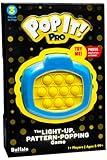 Pop It! Pro - The Original Light Up, Pattern Popping, Pop It! Game from Buffalo Games,Blue and Yellow