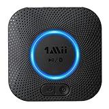 [Upgraded] 1Mii B06 Plus Bluetooth Receiver, HiFi Wireless Audio Adapter, Bluetooth 5.3 Receiver with 3D Surround aptX HD aptX Adaptive for Home Music Streaming Stereo System