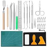 Craft Tools Set Weeding Tools Kit for Vinyl, Craft Vinyl Tools Kit for Weeding Vinyl, Silhouettes, DIY Art Work Cutting, Hobby, Scrapbook, Lettering