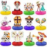 KatchOn, Halloween Centerpieces for Tables - Pack of 12 | Day of The Dead Centerpieces for Halloween Decorations Indoor | Day of The Dead Decorations | Dia De Los Muertos Decorations
