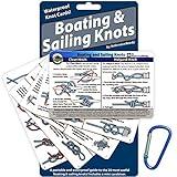 ReferenceReady Boating and Sailing Knot Cards - Waterproof Guide to 20 Nautical Knots