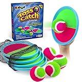 Ayeboovi Toss and Catch Ball Game Outdoor Toys for Kids Games Beach Toys Pool Toys Outdoor Yard Games for 3 4 5 6 7 8 9 10 Year Old Boys Girls Stocking Stuffers Birthday Gifts (Upgraded)