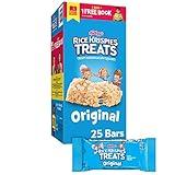 Kellogg’S Rice Krispies Treats, Crispy Marshmallow Squares, Original, Single Serve, Display Box, 1.3 Oz Bars (25Count)