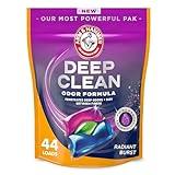 ARM & HAMMER Deep Clean Odor Formula Laundry Detergent Power Paks, 44 ct.