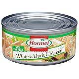 Hormel Canned White and Dark Chunk Chicken, 5 Ounce (Pack of 12)