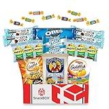 SnackBOX Kids Snacks BOX Assortment Care Package (24 Count) | Christmas Holiday Employee Appreciation, Gift for Kids, Teens, Teachers, Back to School, Office, Birthday, Candy, Treats, Cookies, Chips, Travel Snacks