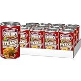 Campbell’s Chunky Soup, Sirloin Steak With Hearty Vegetables Soup, 18.8 Oz Can (Case of 12)