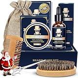 Stocking Stuffers for Men, Beard Kit for Winter Self-Care, Ideal for Men's Daily Grooming Routine, Birthday & Christmas Gifts for Men, Stocking Stuffers for Adult, Him, Husband, Boyfriend, Son, Dad