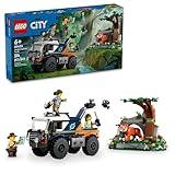 LEGO City Jungle Explorer Off-Road Truck, Jungle Toy Building Set for Kids Aged 6 and Up, Fun Birthday Gift Idea, Off-Road Toy Truck Vehicle, 3 Adventurer Minifigures, Tiger Figure and Car Toy, 60426