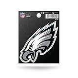 Rico Industries NFL Football Philadelphia Eagles Short Sport Decal 3.75' x 4.75' Die Cut Team Logo Short Sport Decal