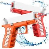 2 Packs Water Guns for Kids Adults, Squirt Water Pistols, Very Cool Small Manual Water Soaker Gun Summer Swimming Pool Outdoor Games Beach Water Fighting Toys Gifts for Boys Girls Children ﻿