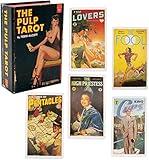 Pulp Magazines Themed Tarot Card Deck - with Characters from The History of Pulp Illustration - Boxed Set with 78 Cards