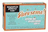 Magnetic Poetry Awesome! Kit - Words for Refrigerator - Write Poems and Letters on The Fridge - Made in The USA