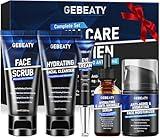 Mens Skin Care Kit,Deep Hydrate,Moisturize,Anti Aging Men's Skin Care Set for Fine Lines & Wrinkles,Facial Skin Care Routine Kit w/Retinol Serum,Face Moisturizer,Mens Gifts Ideas,Men Skincare Gift Set