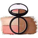 IT Cosmetics Your Most Beautiful You Anti-Aging Matte Bronzer, Radiance Luminizer & Brightening Blush Palette - With Hydrolyzed Collagen, Silk & Peptides - 0.78 Oz