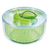 ZYLISS Easy Spin Salad Spinner, Large, Green, BPA Free