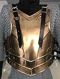 NauticalMart Brass Antique LARP Medieval Steel Armor Cuirass Breastplate and Back Plate Armour Halloween Costume