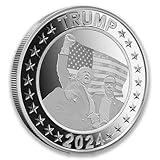 Generic 1 oz 2024 Trump Survives : Fight fight fight! Silver Round