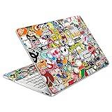 Laptop Skin Decal HP 15.6" - Sticker Bomb Laptop Cover Sticker No Cutting Required, No Bubble, Waterproof, Scratch Resistant - Including Wide Screen and Wrist Pad