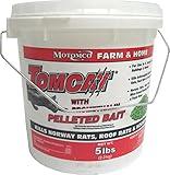 MOTOMCO Tomcat Mouse and Rat Bromethalin Pellets, 5-Pound