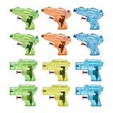 12 Packs Water Gun for Kids Squirt Toys Outdoor Beach Swimming Pool Game Summer Party Favor