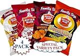 Better Made Special BBQ Potato Chips Variety Pack (4) x Family Size Bags 8.5oz (1 BBQ, 1 Hot BBQ, 1 Southern Style Sweet Heat, & 1 Sweet BBQ) - Crispy, Crunchy, Salty Snacks Made From Fresh Potatoes