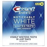 Crest 3D Whitestrips, Noticeably White, Teeth Whitening Strip Kit, 20 Strips (10 Count Pack)