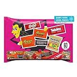 Hershey Assorted Flavored Snack Size, Halloween Candy Bag, 21.65 oz (50 Pieces)