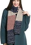 NEOSAN Women Men Winter Thick Cable Knit Wrap Chunky Warm Scarf Cont Pink N