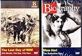 The Last Day of WWI , Mata Hari Biography : The History Channel WWI Set