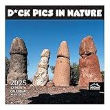 MICASA D'ck Pics in Nature 2025 Wall Calendar 12 Month Funny Secret Dirty Santa White Elephant Yankee Swap Gag Gift | 12" x 24" Open | Thick & Sturdy Paper | Giftable | Calendar 2025