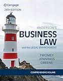 Anderson's Business Law & The Legal Environment - Comprehensive Edition (MindTap Course List)