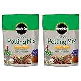 Miracle-Gro Indoor Potting Mix - Blended for a Wide Variety of Container Plants, 16 qt. (2-Pack)