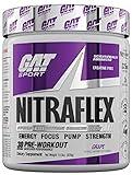 GAT SPORT, Nitraflex Advanced Pre-Workout Powder, Increases Blood Flow, Boosts Strength and Energy, Improves Exercise Performance (Grape, 30 Servings)