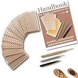 1200Pcs Ear Seeds Acupuncture Kit, Auricular Sticker Kit with Ears Seed, Acupuncture Pen, Acupressure Ear Chart,Tweezers