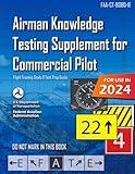 Airman Knowledge Testing Supplement for Commercial Pilot FAA-CT-8080-1E (Color Print): (Flight Training Study & Test Prep Guide)