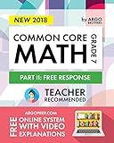 Argo Brothers Math Workbook, Grade 7: Common Core Math Free Response, Daily Math Practice Grade 7