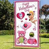 KatchOn, Valentines Bean Bag Toss Games - Large 54x30 Inch | Valentines Day Games for Kids Party | Valentines Games for Kids Classroom | Valentines Day Decorations | Valentine Games for Kids Classroom